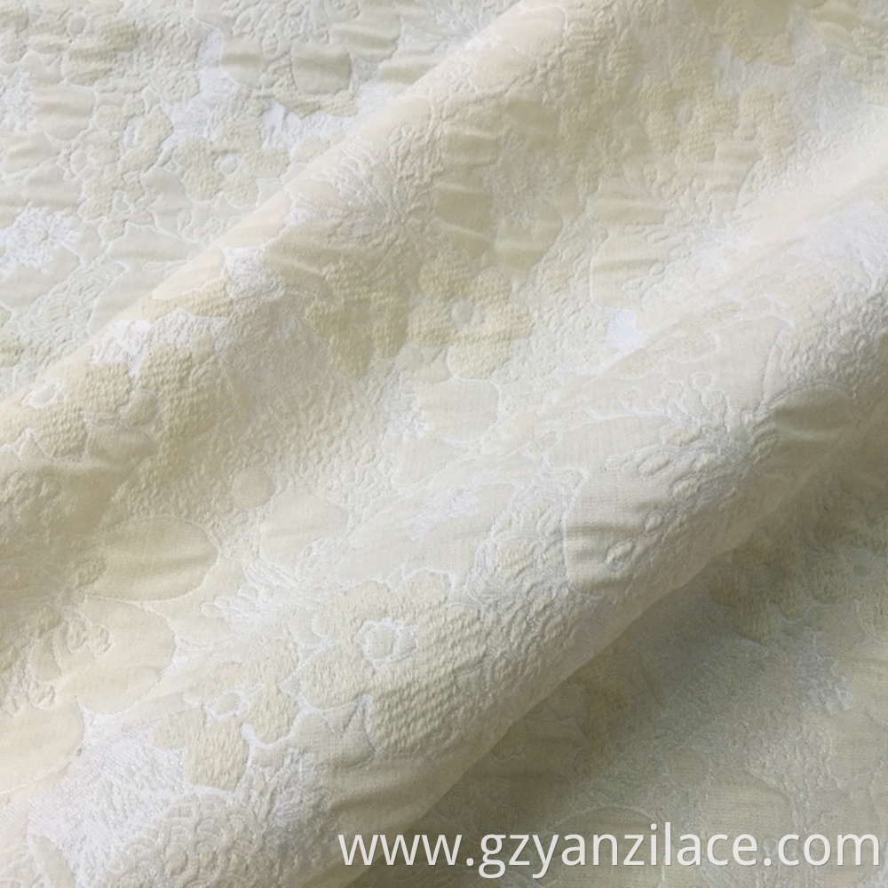 Beige Brocade Fabric